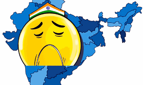 అసంతృప్త భారతం ఇది