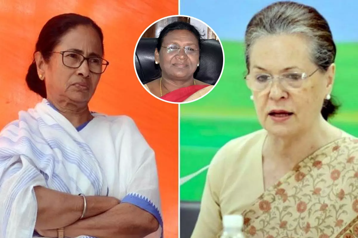NDAs Presidential Candidate Draupadi Murmu calls Sonia Gandhi, Mamata banerjee and Sharad Pawar, seeking support