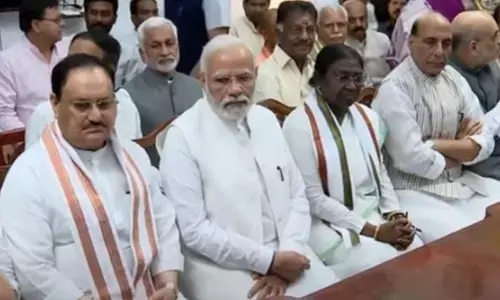 NDA Presidential Candidate Draupadi Murmu Files Nomination in the Presece Of PM Modi