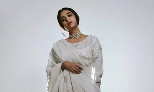 Keerthy Suresh is a class apart in sensuous white transparent outfit