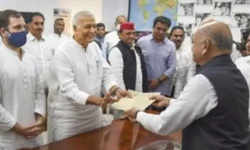 Presidential Candidate Yashwant Sinha Files Nomination