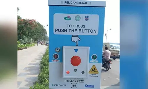GHMC Sets up 68 Pelican Traffic Signals in Hyderabad