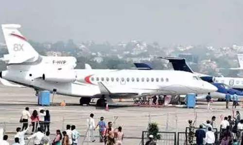 Yashwant Sinha Arrives Begumpet Airport