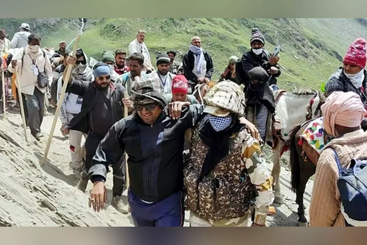 Amarnath Yatra Temporarily Suspended Due To Bad Weather Amarnath Yatra Temporarily Suspended Due To Bad Weather