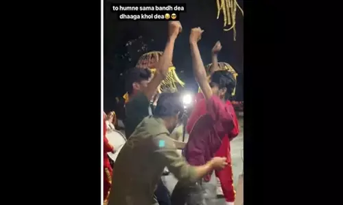 బారాత్‌లో అప‌రిచితుల ఎంట్రీ.. డ్యాన్స్ చెయ్యొచ్చా అని వ‌రుణ్ని అడిగి ఇలా..