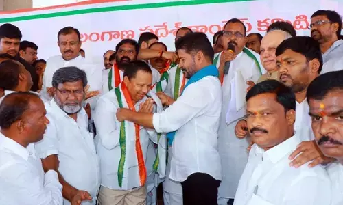 బీజేపీకి బిగ్ షాక్.. కాంగ్రెస్​లోకి మాజీ ఎమ్మెల్యే