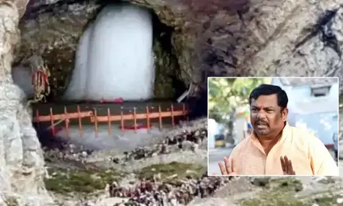 BJP MLA Raja Singh, Family Escape Cloudburst at Amarnath Yatra