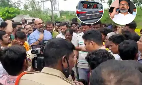 MP Arvind: ఎంపీ అర్వింద్‌ను అడ్డుకున్న ఎర్దండి గ్రామస్తులు (వీడియో)
