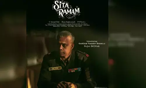 సీతారామంలో మేజర్ సెల్వన్‌గా గౌతమ్ మీనన్