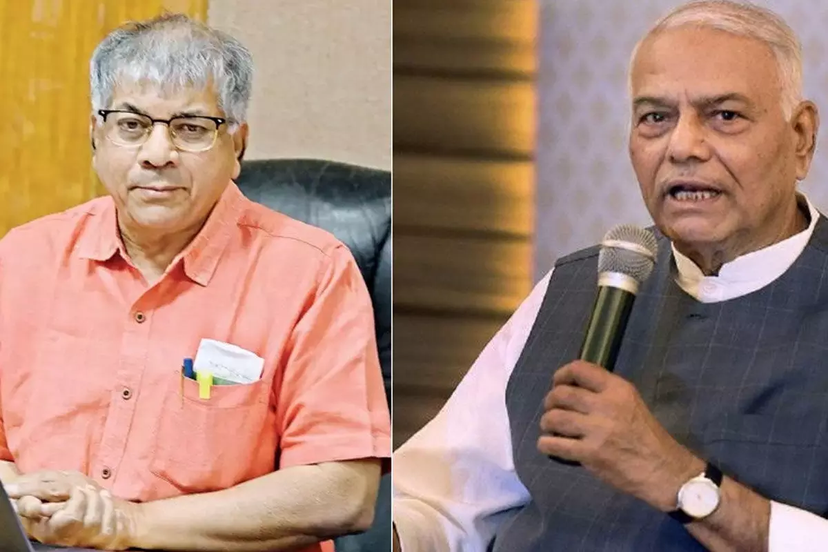 Prakash Ambedkar Request Yashwant Sinha To Withdraw From Presidential Elections