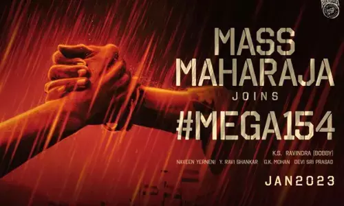 Ravi Teja Joins Megastar Chiranjeevi, Bobbys Mega154