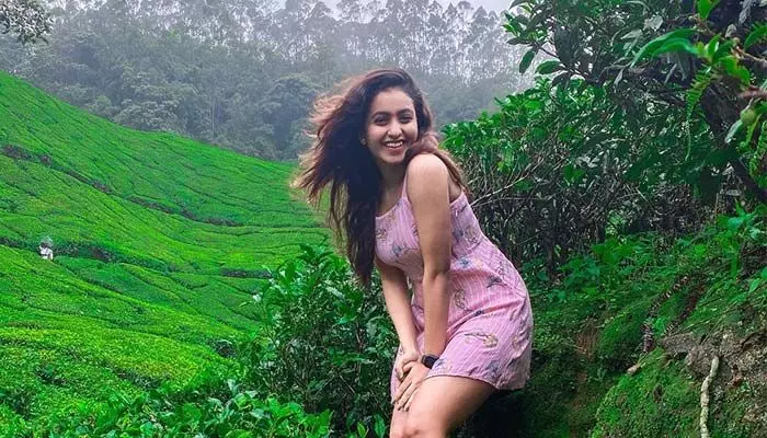 Deepika pilli enjoying monsoon vacation