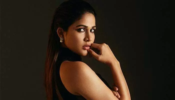 Andala Rakshasi Lavanya Tripathi Stunning In Black Andala Rakshasi Lavanya Tripathi Stunning In Black