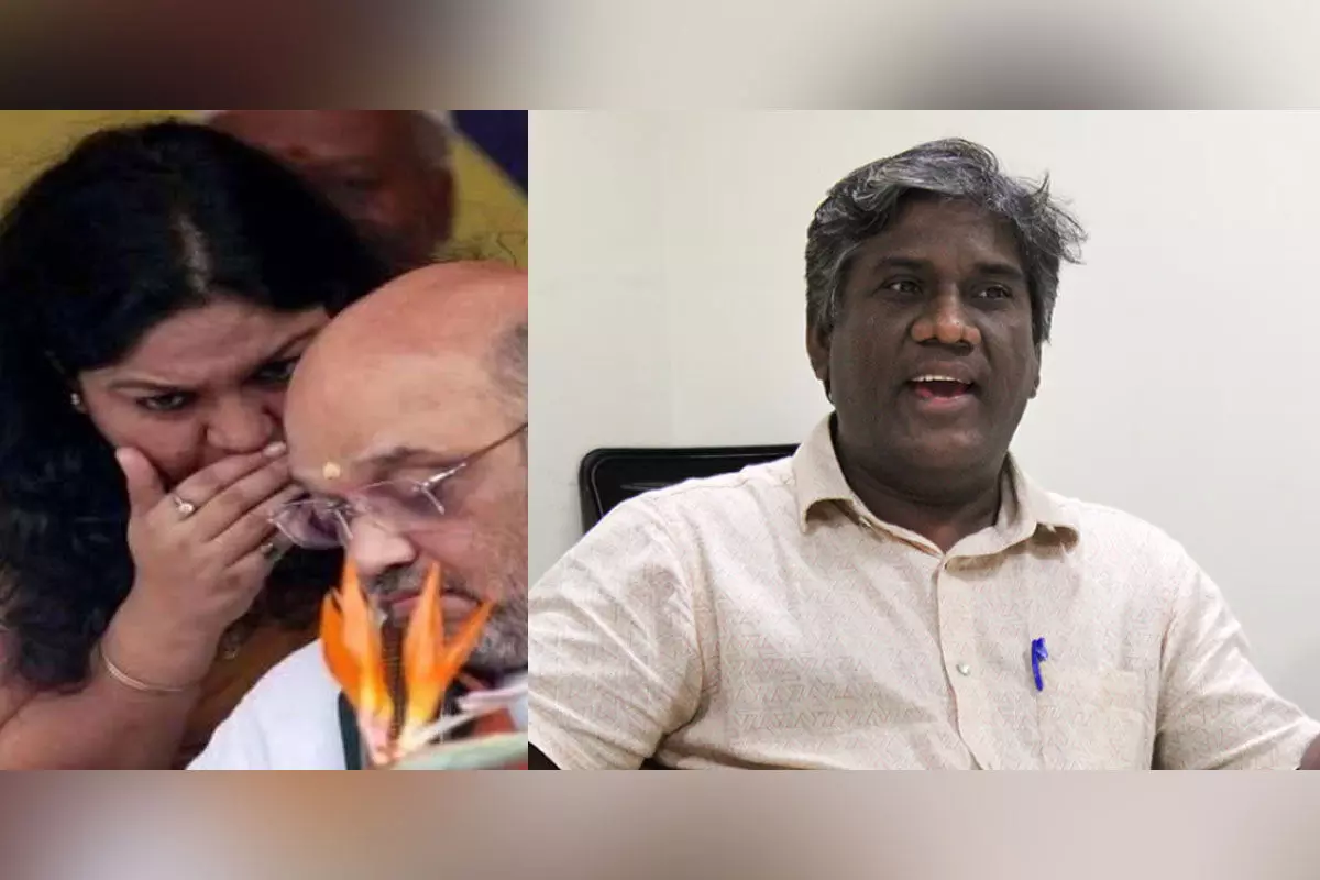 అమిత్ షా ఫొటోతో చిక్కుల్లో దర్శకుడు.. అరెస్ట్ చేసిన పోలీసులు అమిత్ షా ఫొటోతో చిక్కుల్లో దర్శకుడు.. అరెస్ట్ చేసిన పోలీసులు