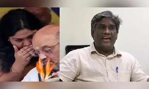 అమిత్‌ షా ఫొటోతో చిక్కుల్లో దర్శకుడు.. అరెస్ట్ చేసిన పోలీసులు