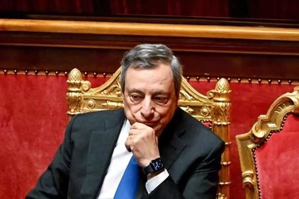 Italy PM Mario Draghi Resigns Italy PM Mario Draghi Resigns