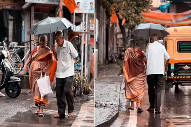 అలా రోడ్డు దాటిన వృద్ధుల జంట.. ప్రేమంటే ఇదేరా..! (వీడియో) అలా రోడ్డు దాటిన వృద్ధుల జంట.. ప్రేమంటే ఇదేరా..! (వీడియో)