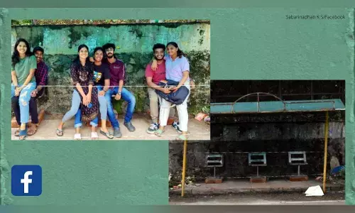జెండర్ న్యూట్రల్ కోసం.. సిట్ ఆన్ ల్యాప్ ప్రొటెస్ట్ చేసిన విద్యార్థులు!