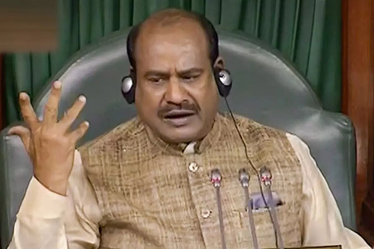 Lok Sabha Speaker Om Birla Warns As Opposition Shows Placards