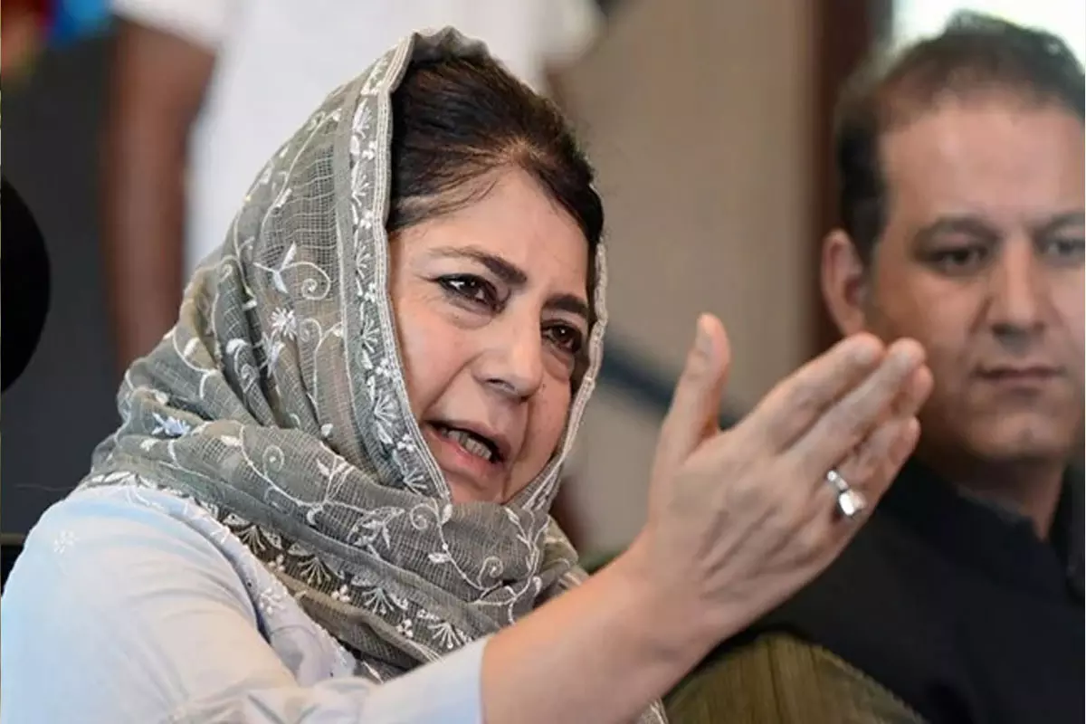 Ex President of india Ramnath Kovind Fulfilled the BJP Agenda, Says Mehbooba Mufti