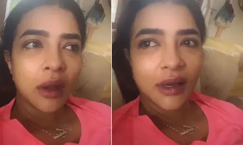 Manchu Lakshmi Shares Crying video for her Daughter Vidya Nirvana On Instagram