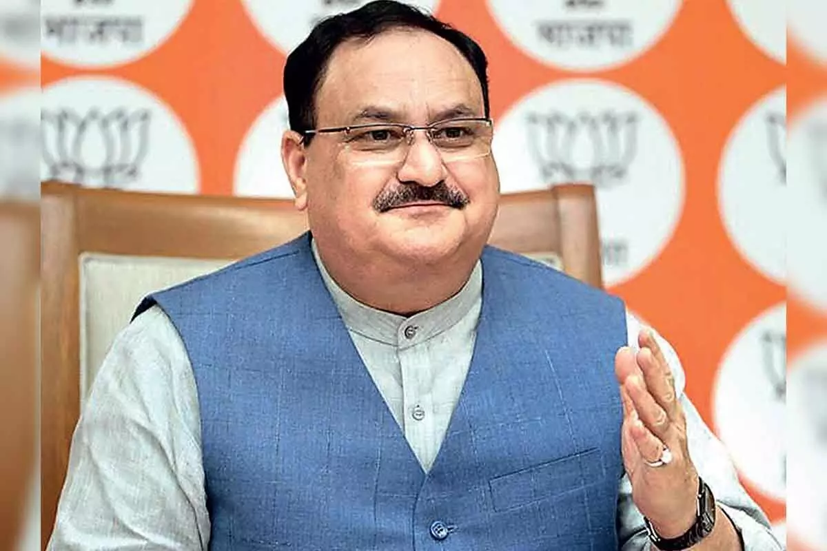 JP Nadda Alleged that Congress Protests are not Satyagraha JP Nadda Alleged that Congress Protests are not Satyagraha