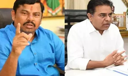 MLA Raja Singh Strong Reply to KTR Tweet
