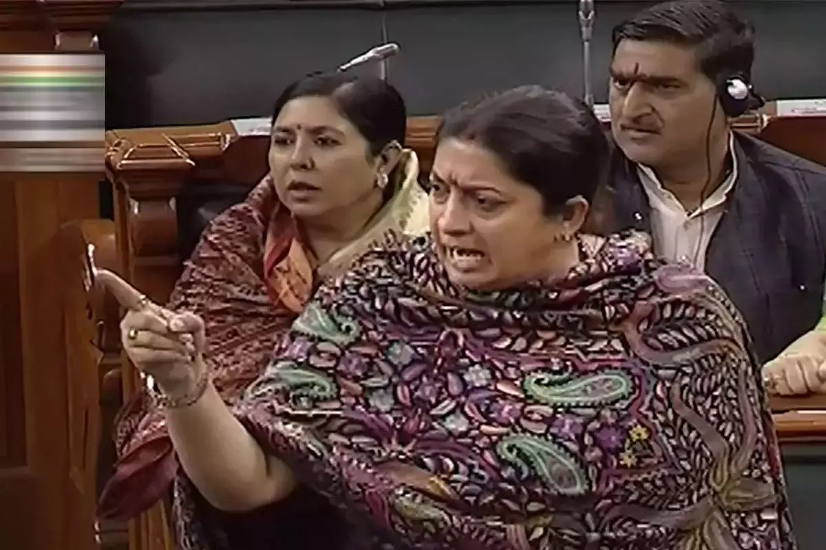 President Of India Was being Insulted By Congress, Says Smriti Irani