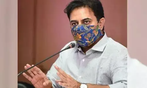 Minister KTR Hits Out Union Minister Jyotiraditya Scindia Satirically