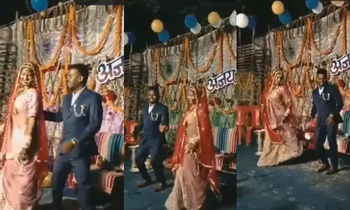 వాహ్... పెళ్లి కూతురంటే ఇలా ఉండాలి భయ్యా...