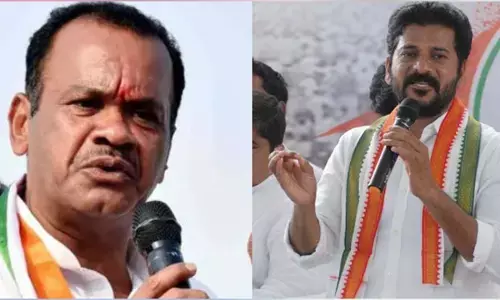 TPCC Chief Revanth Reddy Says Sorry to MP Komatireddy Venkat Reddy