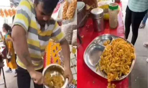 థోనీ హెలికాప్ట‌ర్ షాట్ తెలుసు.. హెలికాప్ట‌ర్ భేల్‌పురీ తెలుసా? ఇదిగో.. (వీడియో)