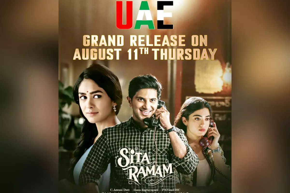 Dulquer Salmaan Starrer Sita Ramam Movie to Release On August 11 in UAE