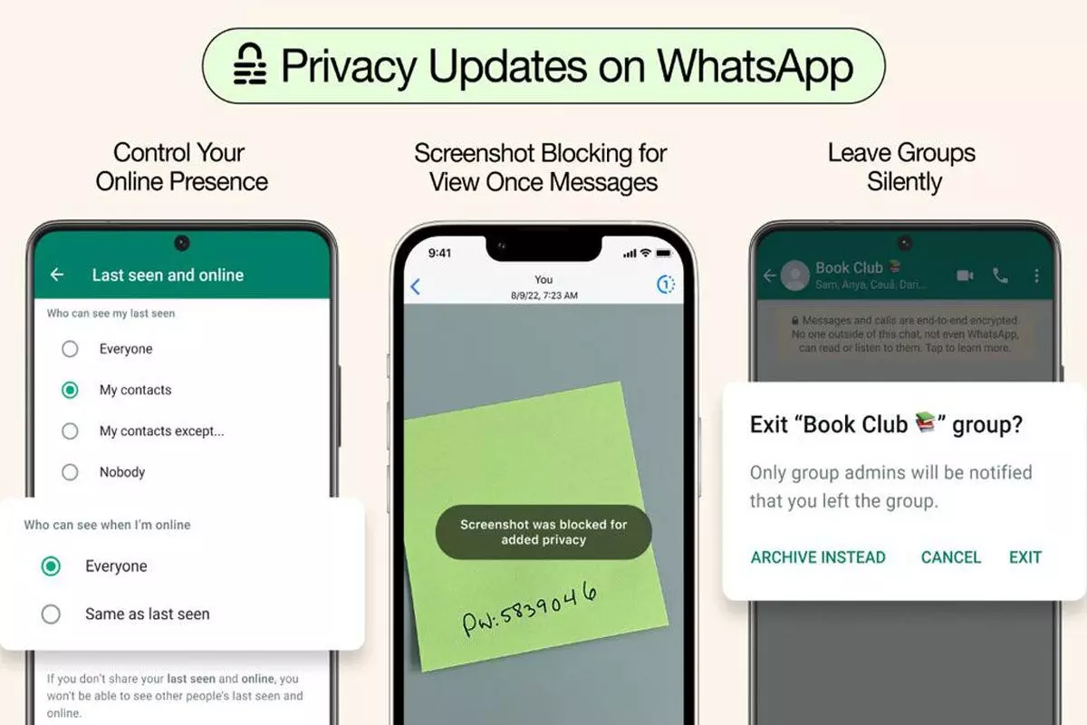 WhatsApp to Roll Out New Privacy features