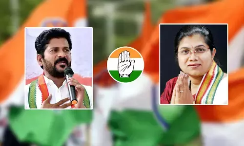 Munugode Congress Leader Palvai Sravanthis Controversial Audio Tape goes Viral Over Revanth Reddy