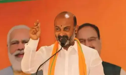 Bandi Sanjay Responds On Choutuppal Wall Posters issue