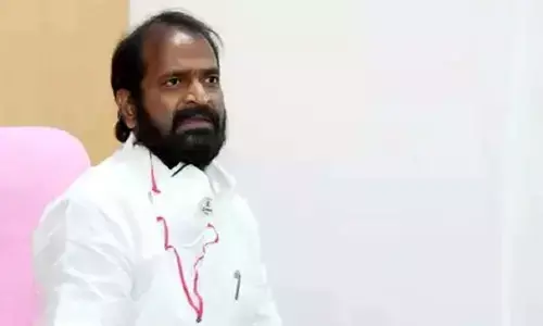 Minister Srinivas Goud Gun Firing in the air in Freedom Rally