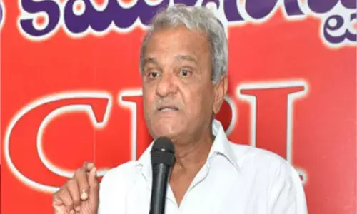 YCP MP Gorantla Madhav made a free blue film, Says CPI Narayana