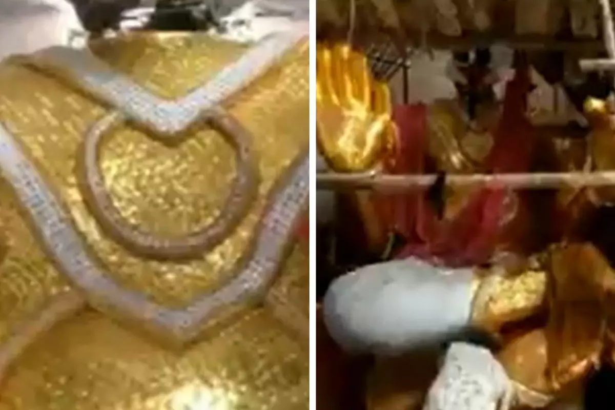 18 అడుగుల బంగారు వినాయక విగ్రహం(Ganesh idol )