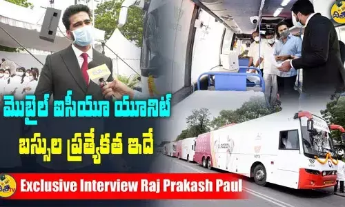 Raj Prakash Paul Face to Face| B SOZO Bus Launch| The Lords Church | KTR | Mobile ICU Unit|Disha TV