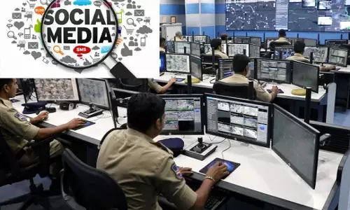 కమాండ్ కంట్రోల్ రూం వర్క్ స్టార్ట్.. Social Media పై నిఘా నేత్రం
