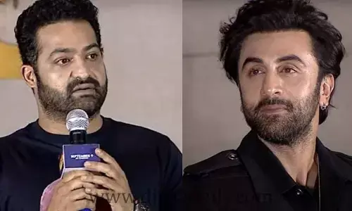 బ్రహ్మాస్త్ర ప్రెస్ మీట్.. అలరించిన ఎన్టీఆర్, రణ్‌బీర్
