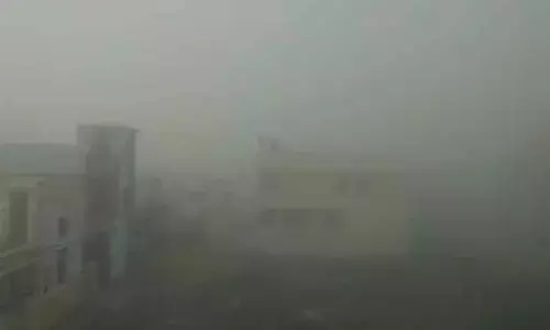 షాద్‎నగర్‎ను కమ్మేసిన పొగమంచు