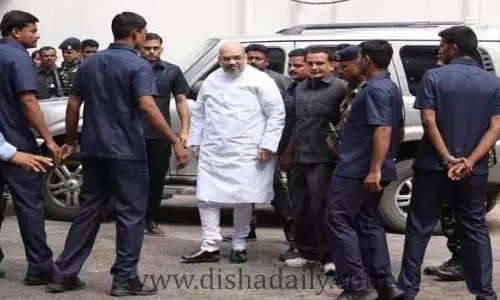 అమిత్ షా సెక్యూరిటీ టీమ్‌లో చేరిన అగంతకుడు!