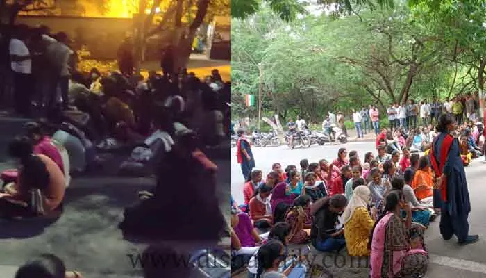 రాత్రైనా ఆగని ఓయూ విద్యార్థుల ఆందోళన.. స్పందించని వీసీ రాత్రైనా ఆగని ఓయూ విద్యార్థుల ఆందోళన.. స్పందించని వీసీ