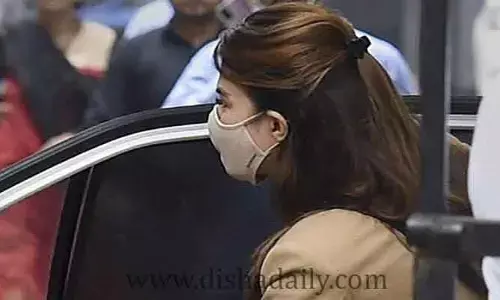 మనీ లాండరింగ్ కేసులో విచారణకు హాజరైన Jacqueline Fernandez