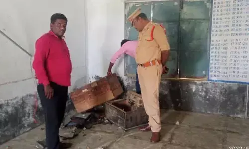 Crime News  :పాఠశాల తాళం పగులగొట్టి చోరీ
