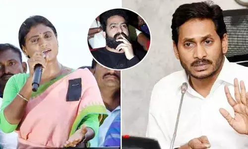 జూ.ఎన్టీఆర్‌ను ఇరుకున పెట్టిన YS షర్మిల!