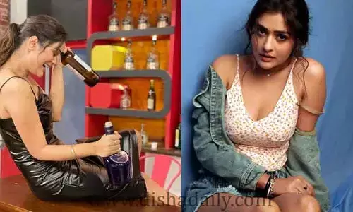 చేతిలో మందు సీసాలతో రచ్చ రచ్చ చేస్తున్న హాట్‌ బ్యూటీ
