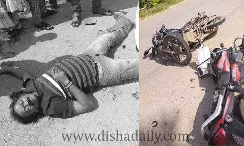రెండు బైకులు ఢీ.. ఓ వ్యక్తి మృతి